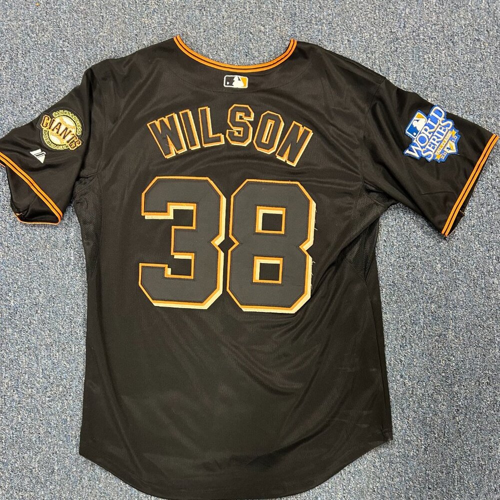 Brian Wilson San Francisco Giants 2010 World Series Jersey Sz 50